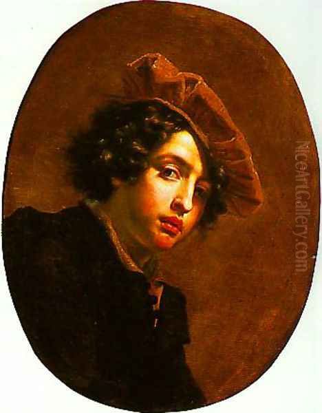 Portrait of a Young Man Oil Painting by Cesare Dandini