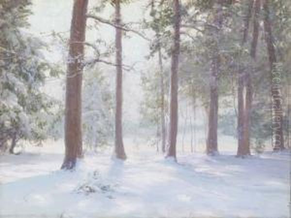 Winter Haze Oil Painting by Walter Launt Palmer