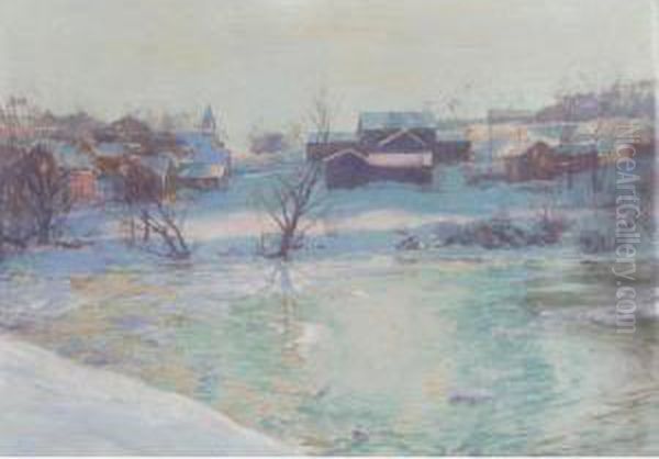 Normansvale Oil Painting by Walter Launt Palmer