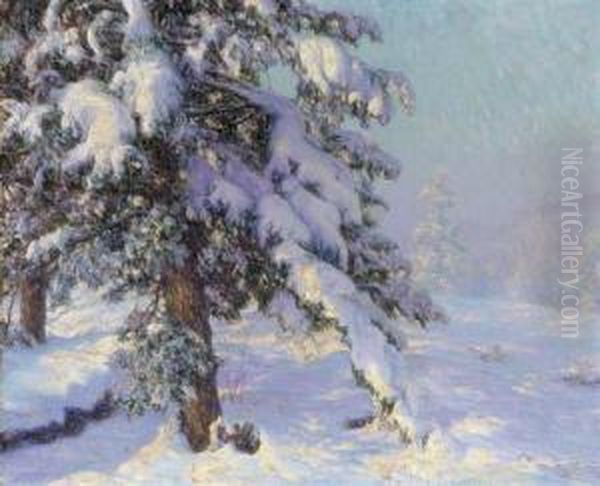 Snow-laden Oil Painting by Walter Launt Palmer