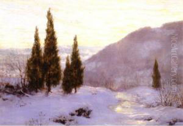 Sunrise In The Catskills Oil Painting by Walter Launt Palmer