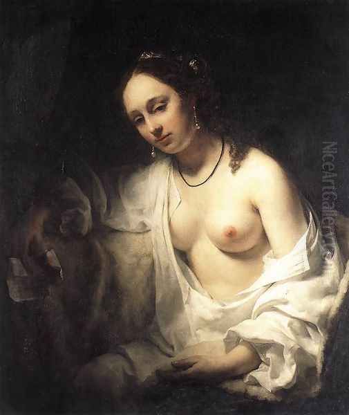 Bathsheba 1654 Oil Painting by Willem Drost