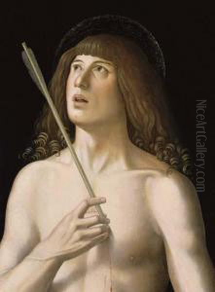 Saint Sebastian Oil Painting by Marco Palmezzano