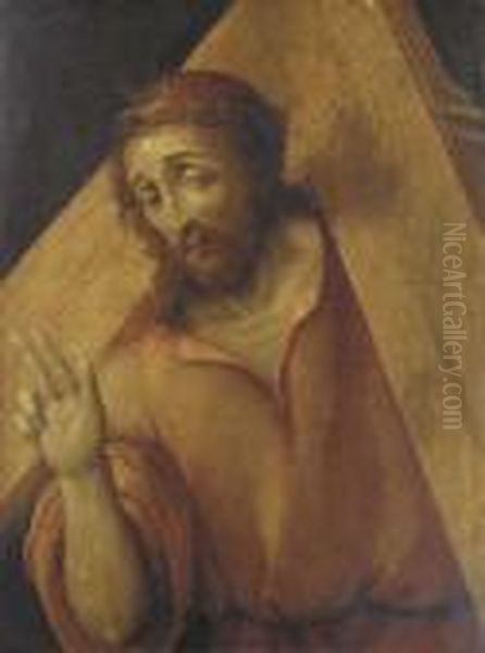 Christ Carrying The Cross Oil Painting by Marco Palmezzano