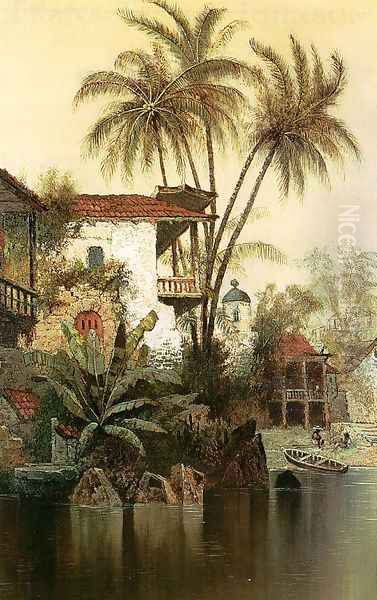 Old Panama 1883 Oil Painting by Edwin Deakin