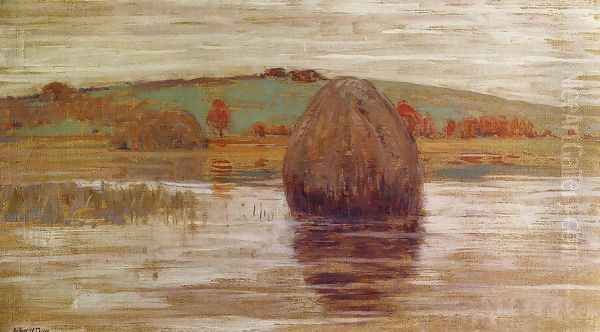 Flood Tide, Ipswich Marshes, Massachusetts Oil Painting by Arthur Wesley Dow