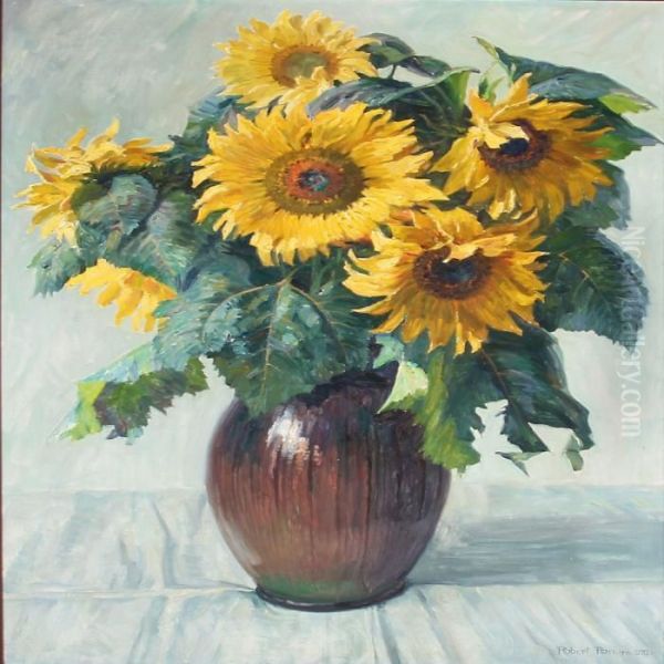 Sunflowers In Ajar by Robert Panitzsch