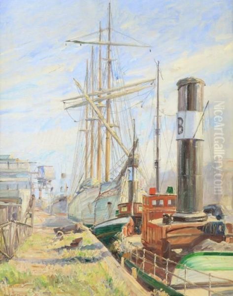 Bateaux Oil Painting by Robert Panitzsch