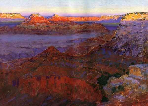 The Grand Canyon 1911 1912 Oil Painting by Arthur Wesley Dow