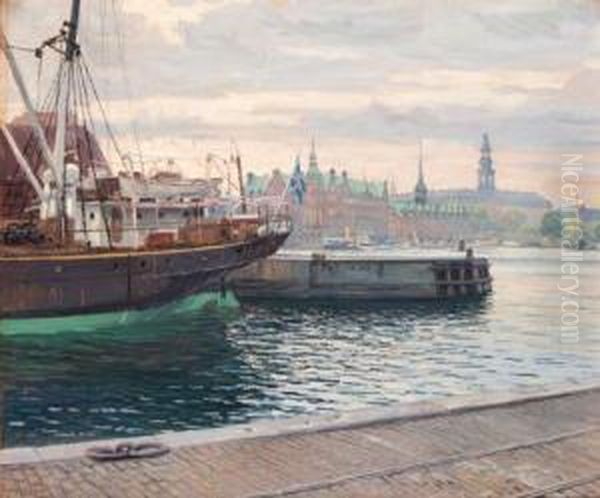 Copenhagen Oil Painting by Robert Panitzsch