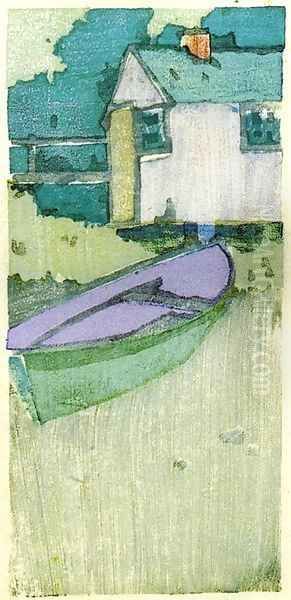 The Dory 1895 Oil Painting by Arthur Wesley Dow