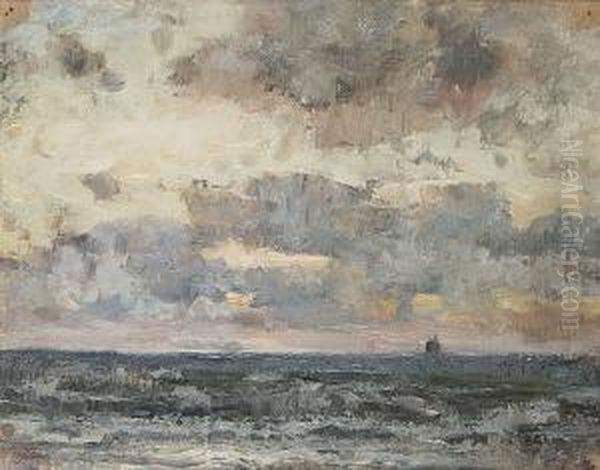 North Sea, Light Effects Oil Painting by Pericles Pantazis