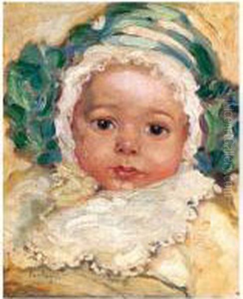 Le Bebe Oil Painting by Pericles Pantazis