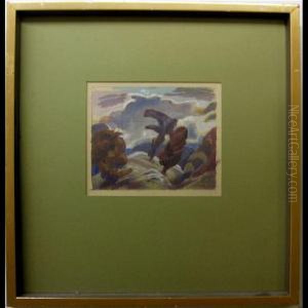 Storm Approaching Oil Painting by Lawrence Arthur C. Panton