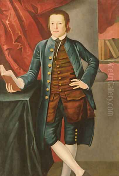 Boy of the Crossfield Family (possibly Richard Crossfield) Oil Painting by John Durand