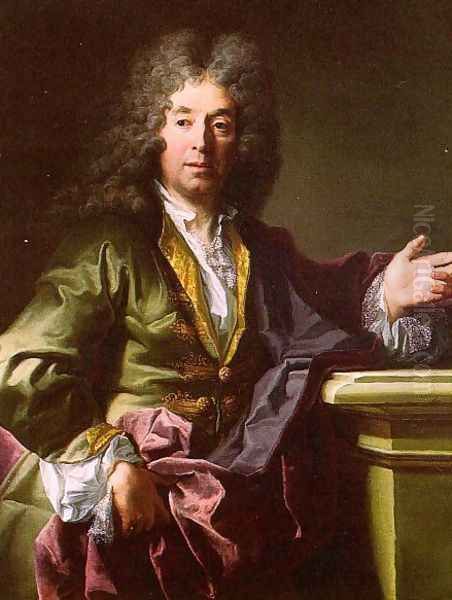 Portrait of a Man 1725-30 Oil Painting by Jacques-Francois Delyen