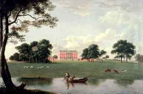 Tabley House Oil Painting by Anthony Devis