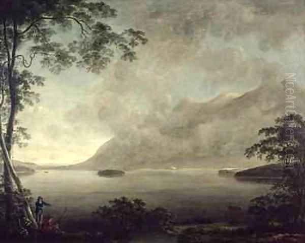 View of Derwentwater Oil Painting by Anthony Devis