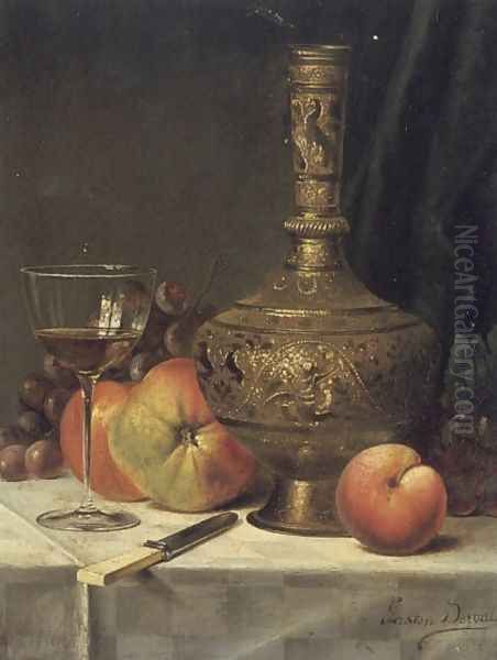 Still Life 1 Oil Painting by Gaston Derval