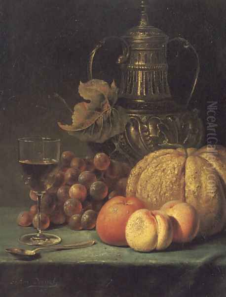 Still Life 2 Oil Painting by Gaston Derval