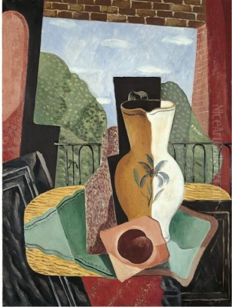 Natura Morta, (1927) Oil Painting by Renato, Rene Paresce