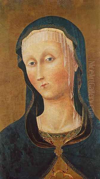 The Virgin Mary Oil Painting by Pietro di Giovanni D`Ambrogio