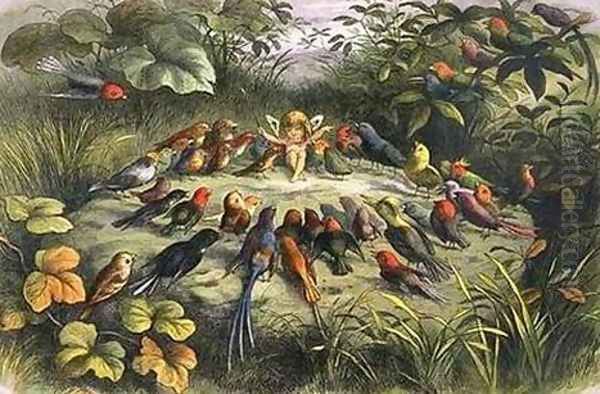 Fairy Rehearsal Oil Painting by Richard Doyle