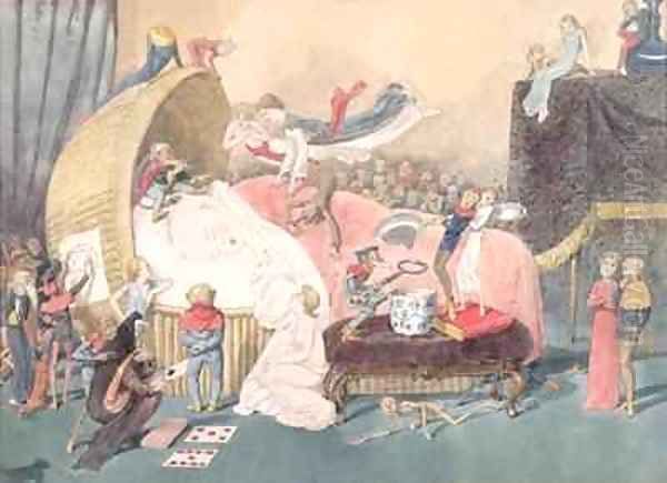 Babys Dream Oil Painting by Richard Doyle