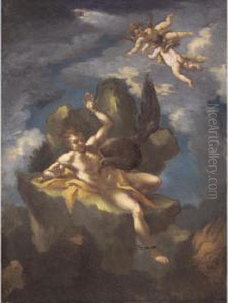 Prometheus Oil Painting by Michele Da Parma (see Rocca)