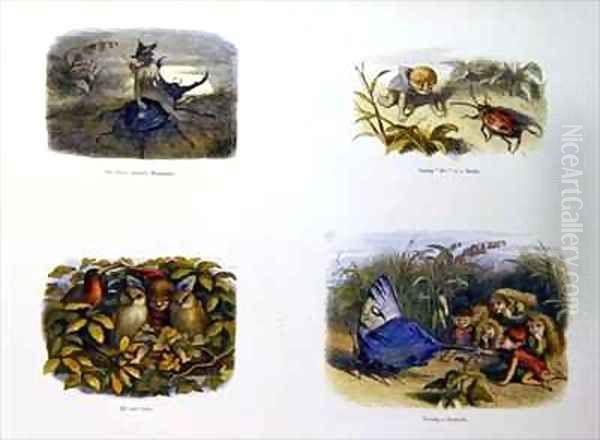 In Fairy Land 3 Oil Painting by Richard Doyle