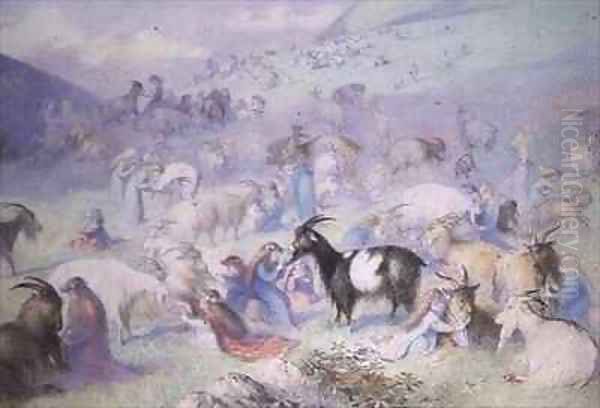 The Goat Legend Oil Painting by Richard Doyle