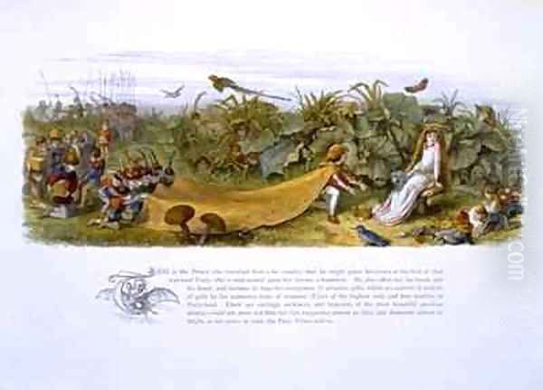 Illustrations from In Fairyland A Series of Pictures from the Elf World Oil Painting by Richard Doyle