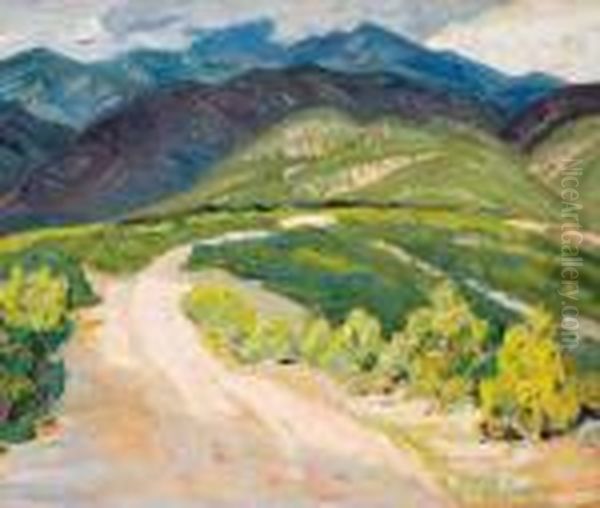 New Mexico Landscape Oil Painting by Sheldon Parsons