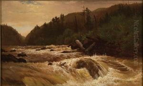 Raging Rapids Oil Painting by Arthur Parton