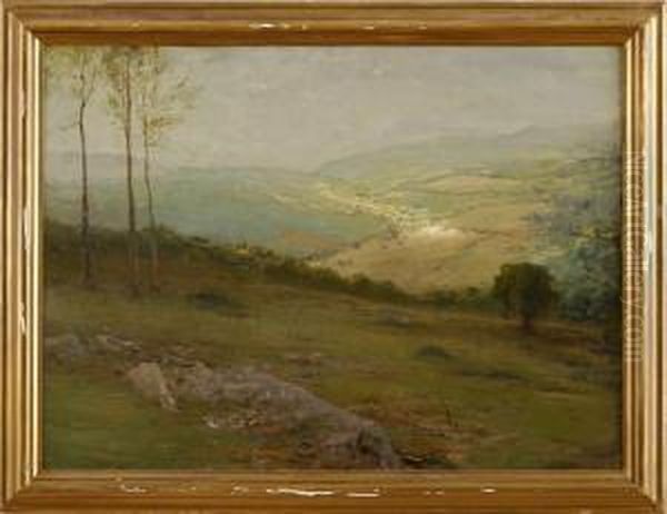 Hudson Valley Panorama Oil Painting by Arthur Parton