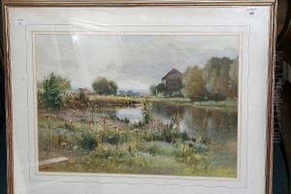 On The Avon Oil Painting by Ernest Parton