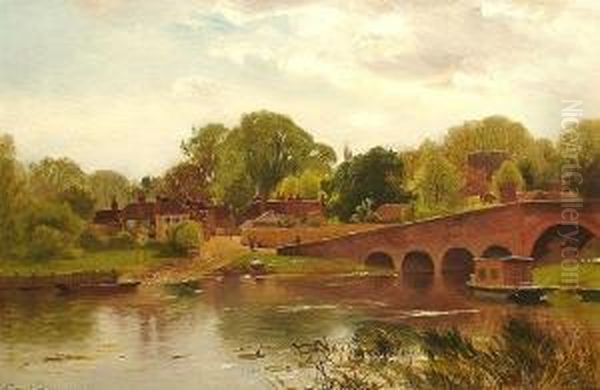 Sonning. Oil Painting by Ernest Parton