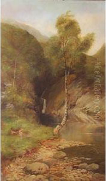 Catskill Stream Oil Painting by Ernest Parton