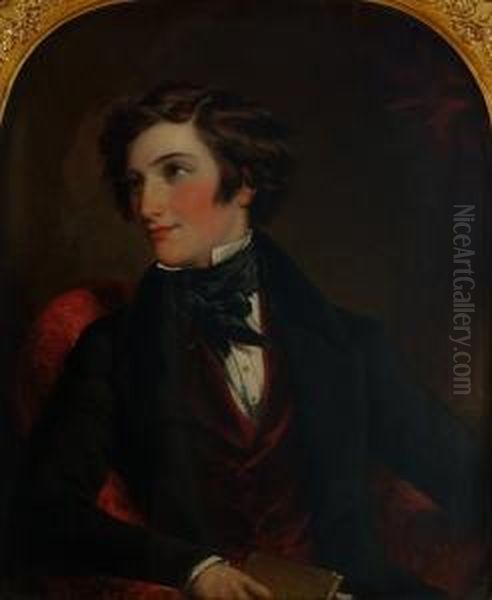 Robert Seymour Nash - A Portrait Oil Painting by John Partridge