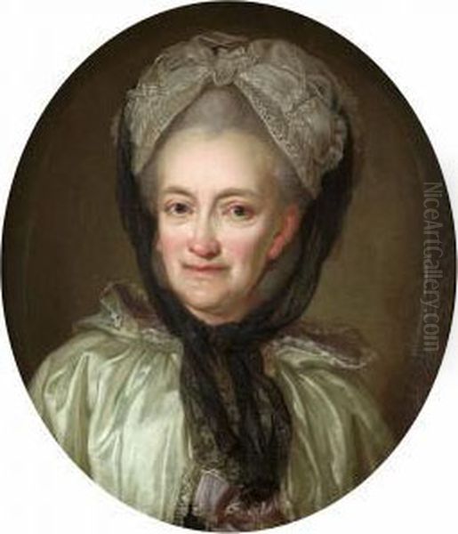 Friherrinnan Kristina Birgitta Stierneld, F Oil Painting by Lorenz Ii Pasch