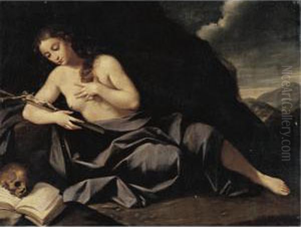 The Penitent Mary Magdalen Oil Painting by Lorenzo Pasinelli