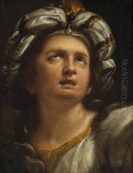 The Head Of A Sybil Oil Painting by Lorenzo Pasinelli