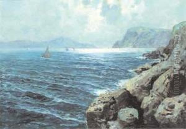 Porto Venere Oil Painting by Lazzaro Pasini