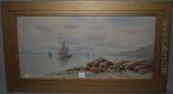 Coastal Scenes Oil Painting by William Frederick Paskell