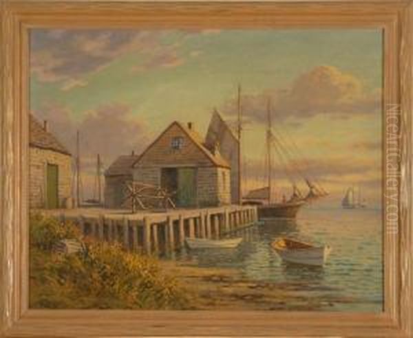 Harbor Scene by William Frederick Paskell