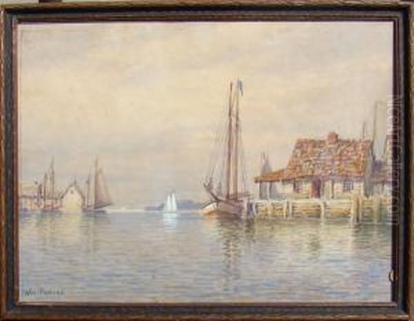 Harbor Scene by William Frederick Paskell