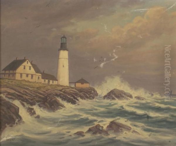 Portland Light by William Frederick Paskell