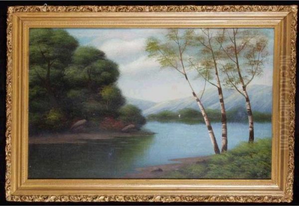 River Landscape by William Frederick Paskell