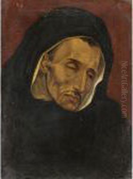 Santo Domenicano Oil Painting by Bartolomeo Passarotti