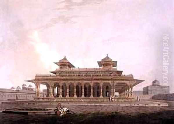 Part of the Palace in the Fort of Allahabad Oil Painting by Thomas Daniell